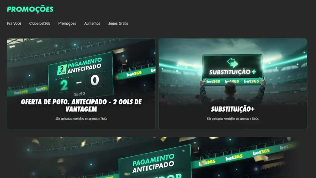 promocoes e ofertas da bet365